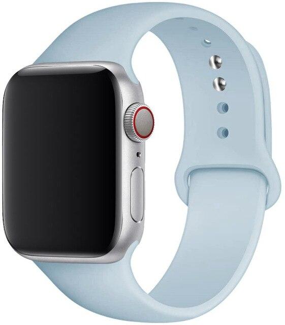 Silicone Strap Apple Watch Bands